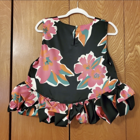 Entro Ruffle Peplum Top - Picture 7 of 7